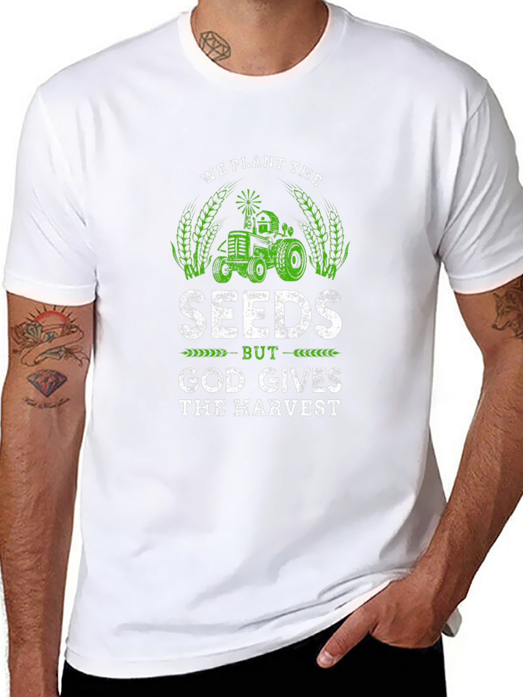 Plant the Seeds T-Shirt: Faith Based Farm Apparel