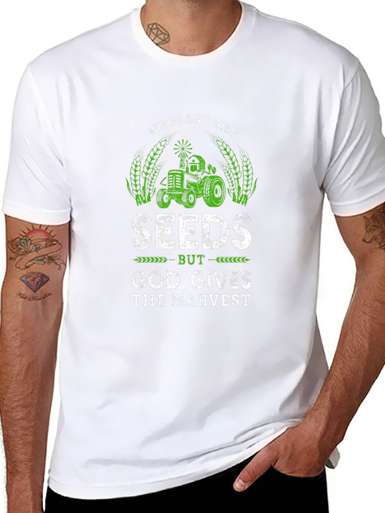 Plant the Seeds T-Shirt: Faith Based Farm Apparel