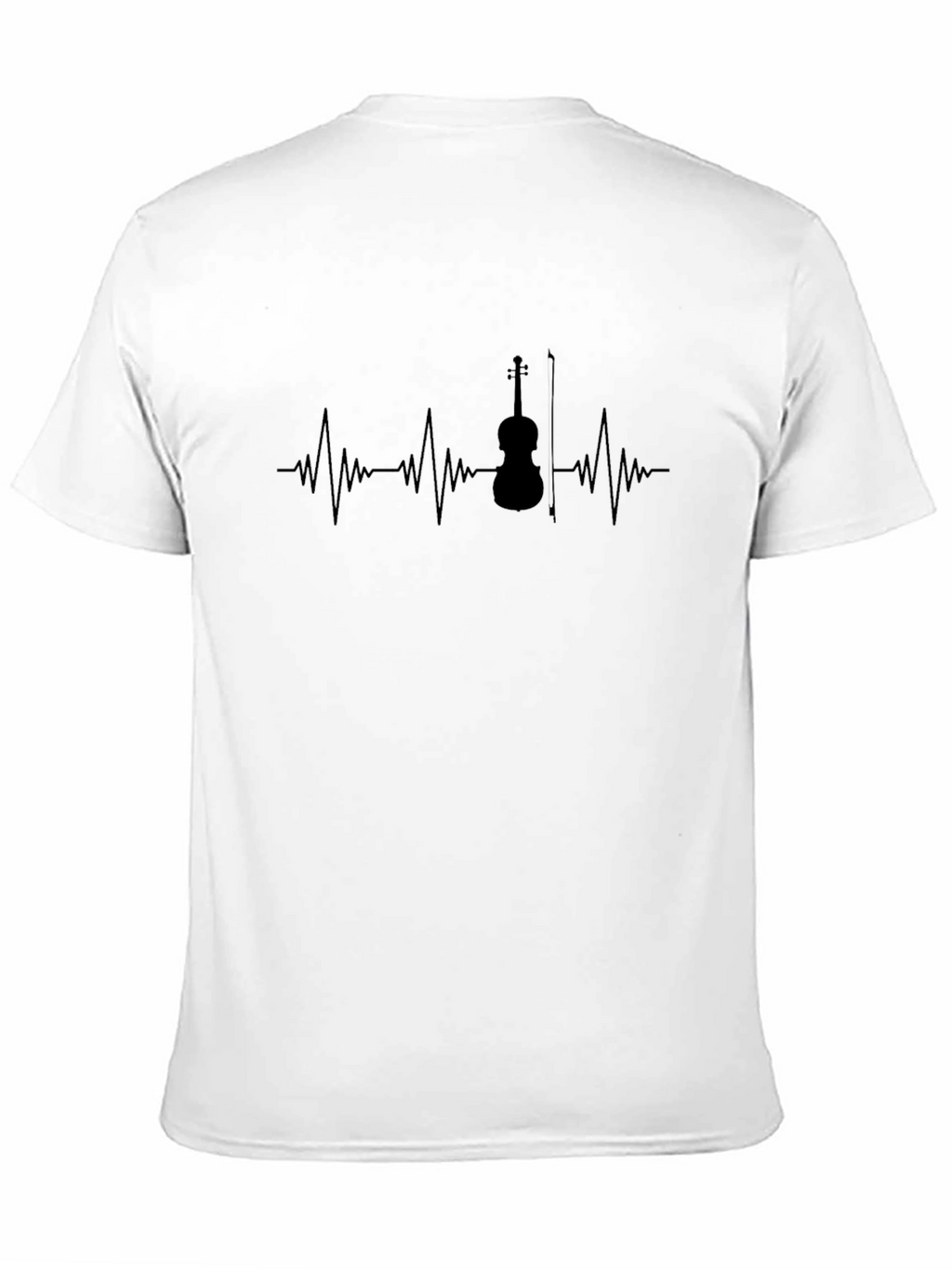 Violin Heartbeat T-Shirt - Musician Tee