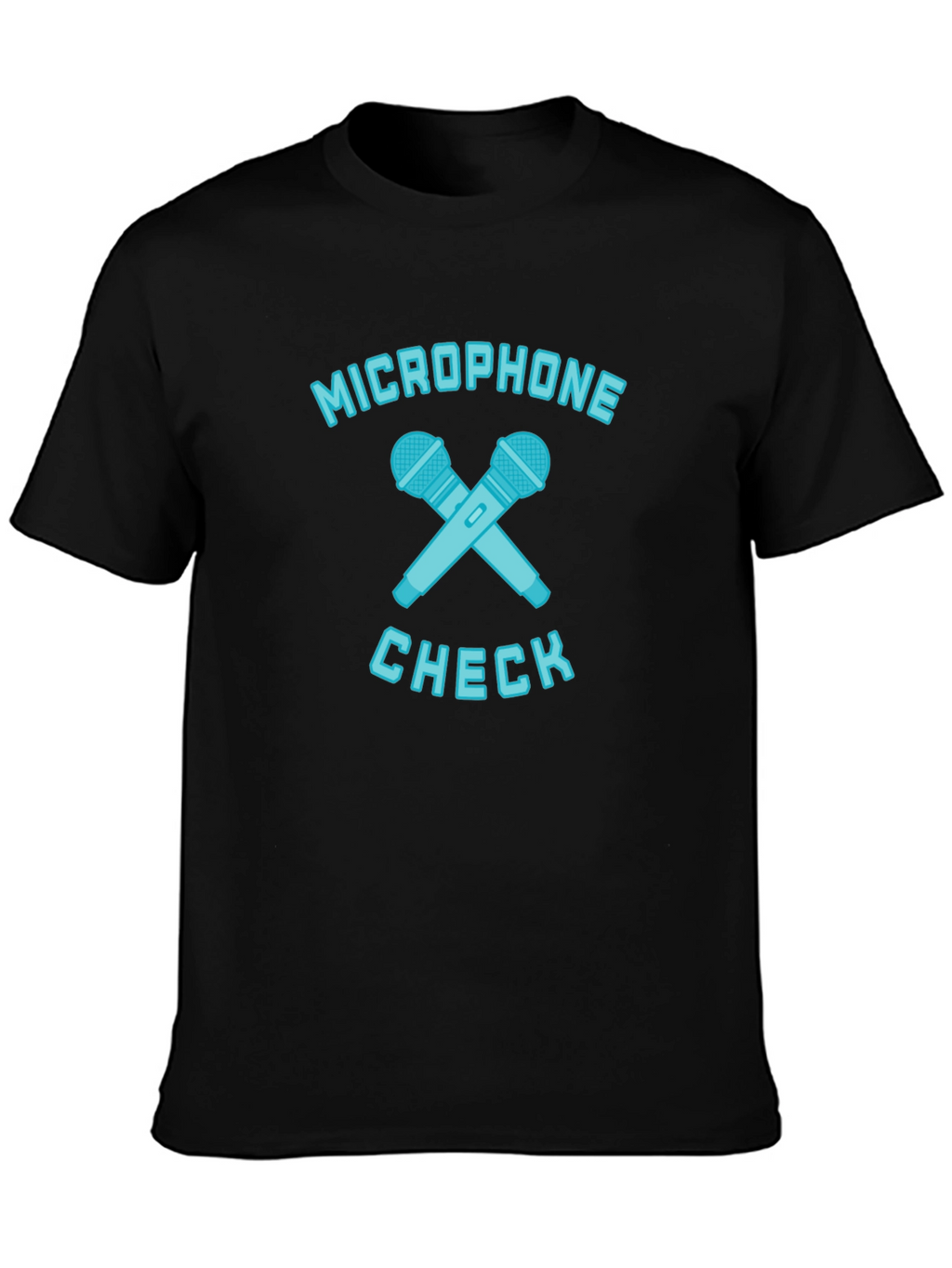 Microphone Check Graphic T-Shirt