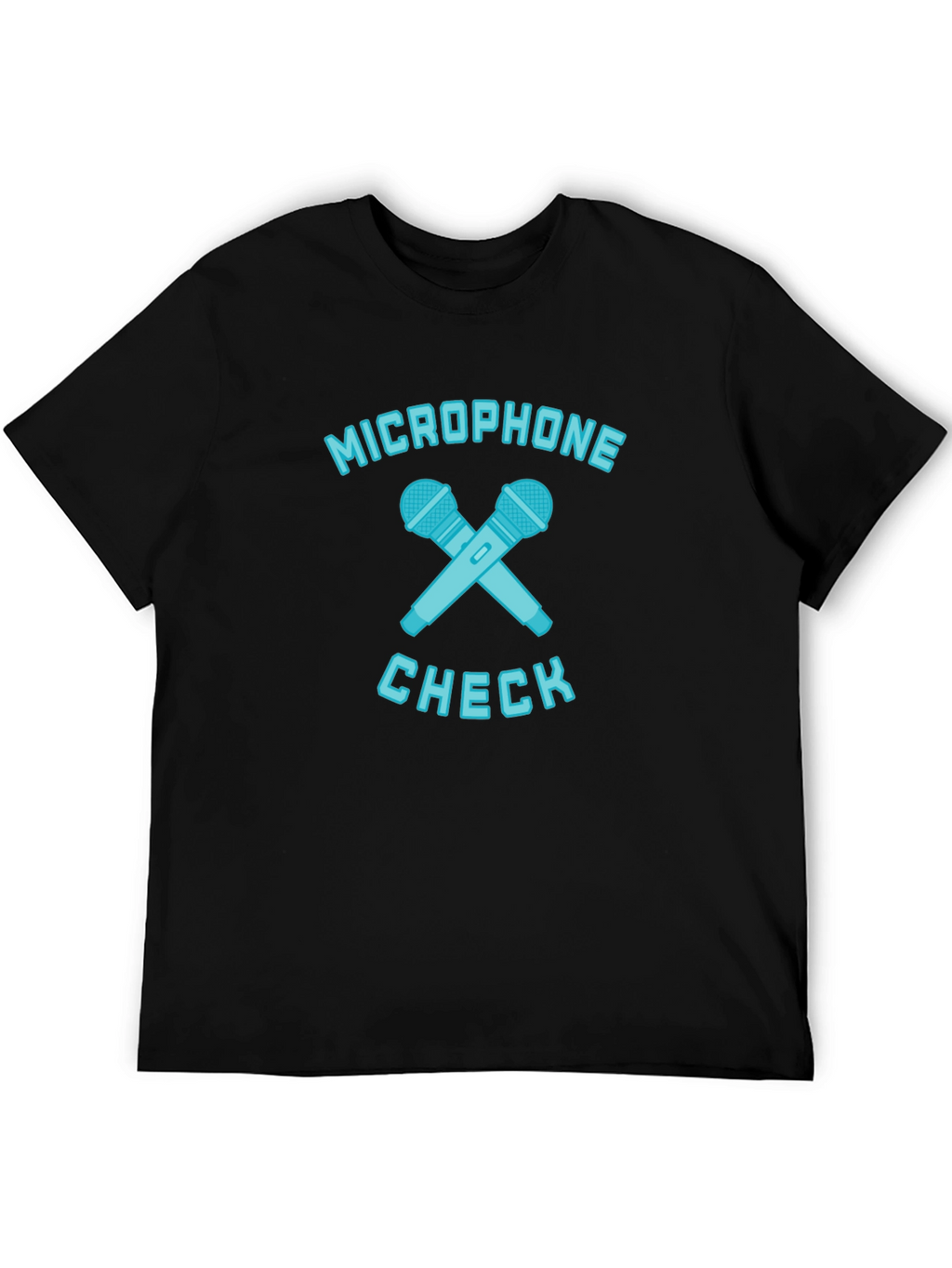 Microphone Check Graphic T-Shirt