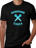 Microphone Check Graphic T-Shirt