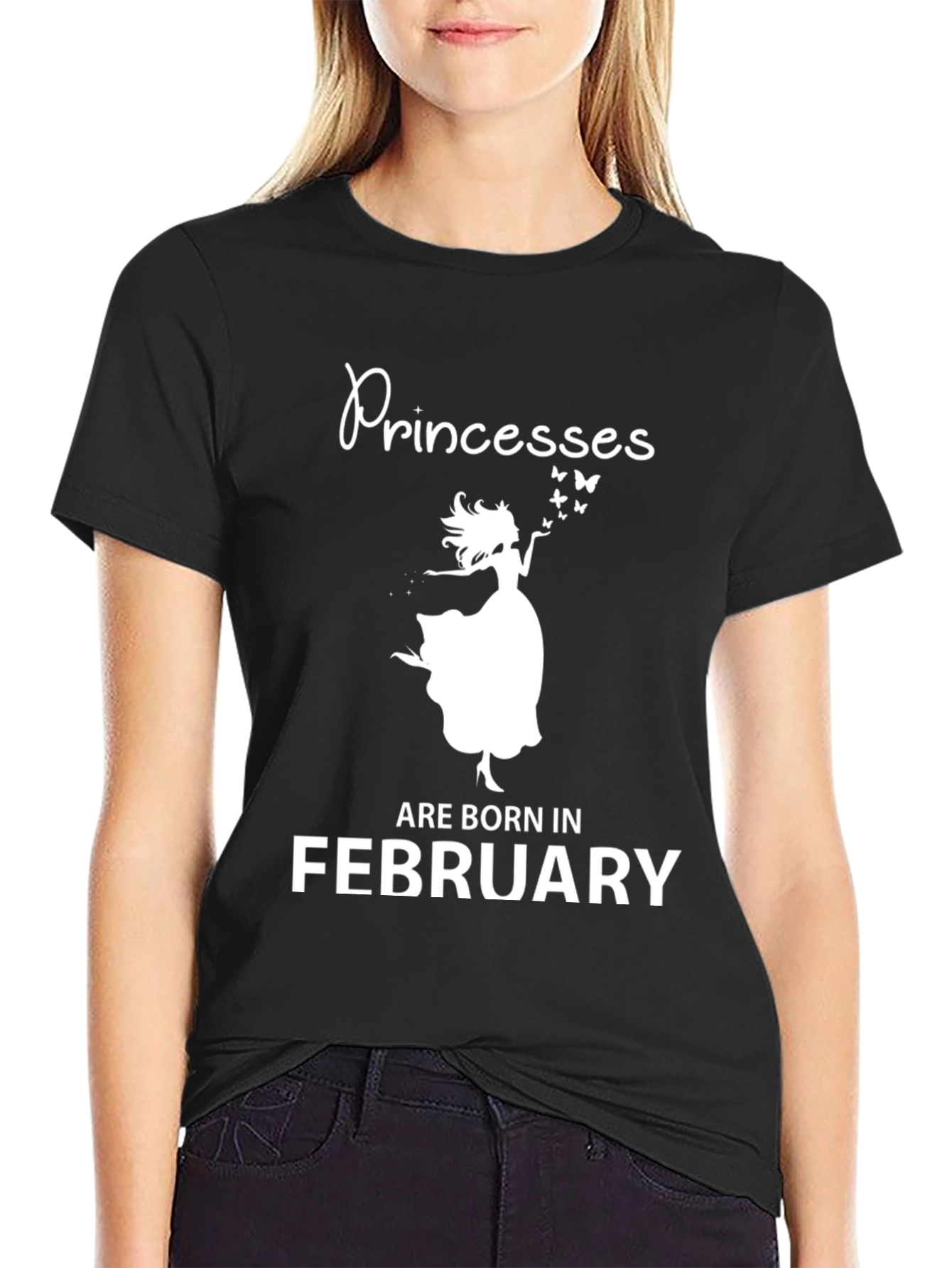 Princesses Are Born In February T-Shirt