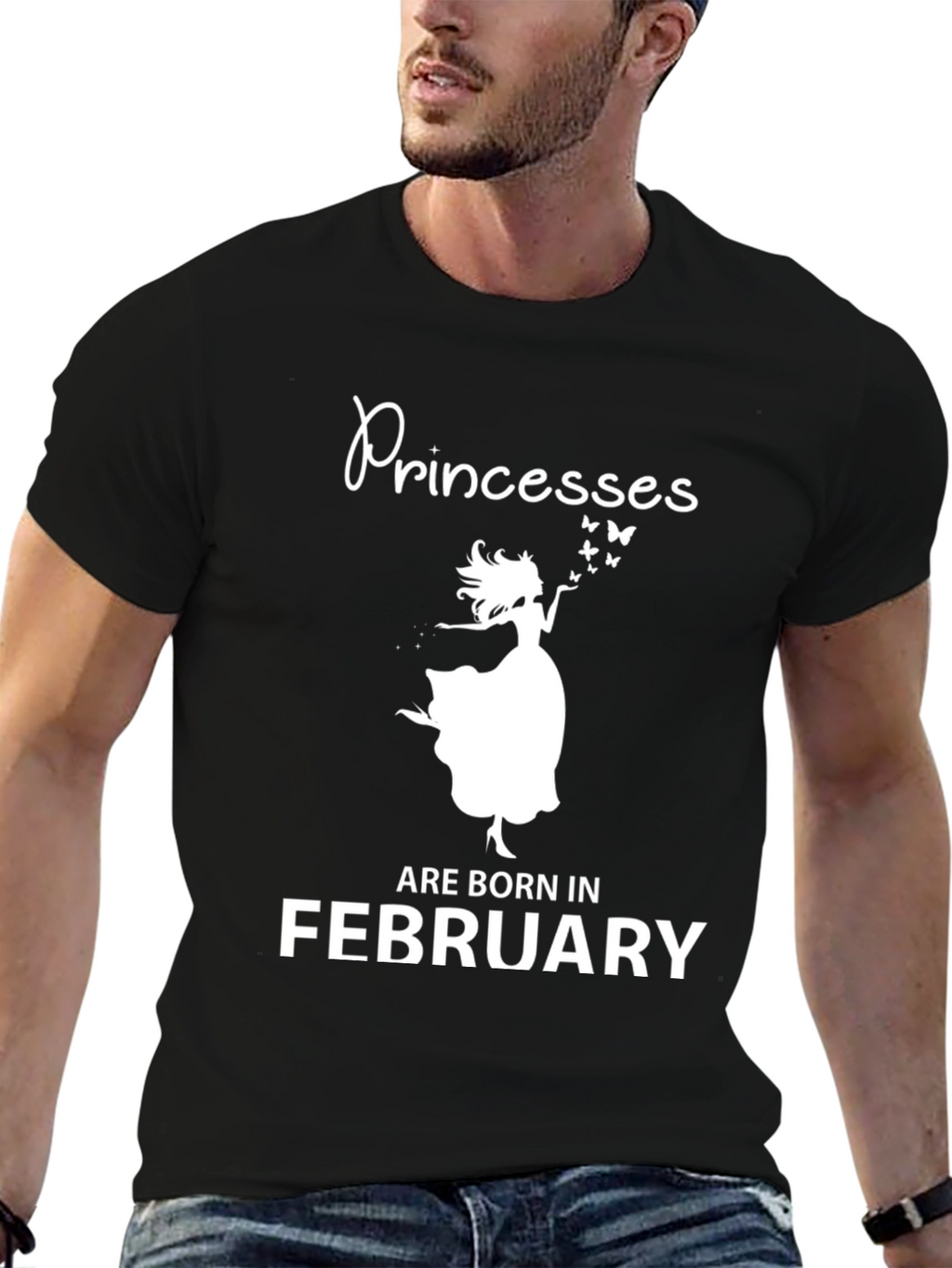 Princesses Are Born In February T-Shirt