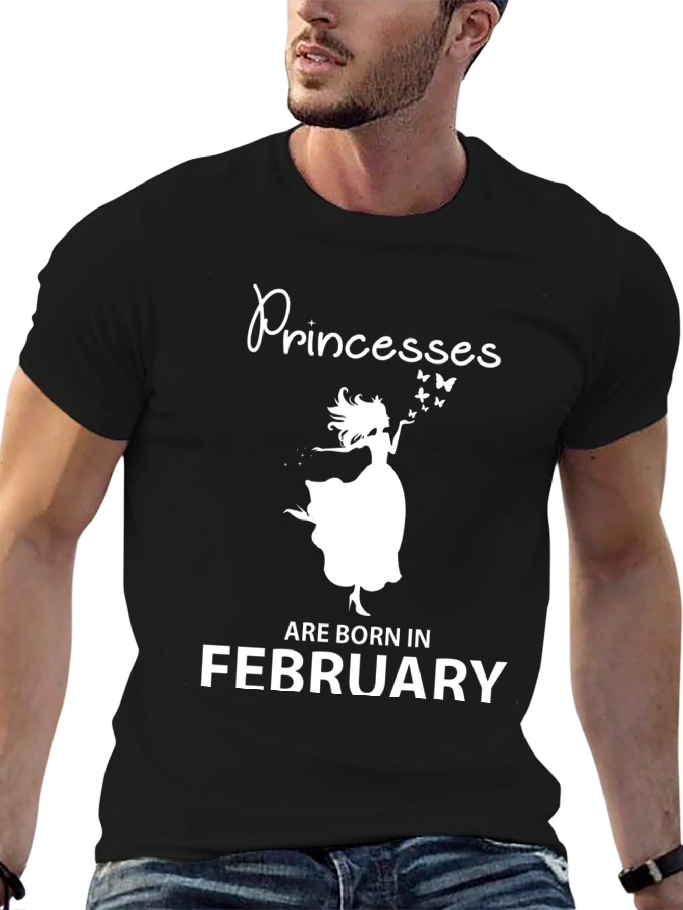 Princesses Are Born In February T-Shirt