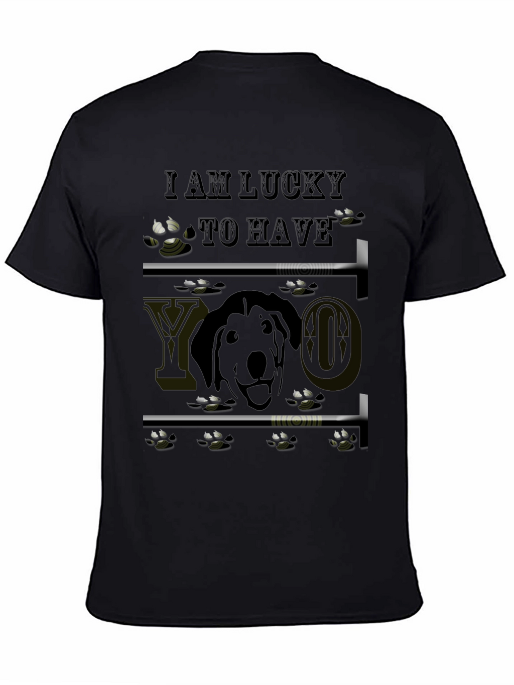 Lucky Dog Graphic T-Shirt