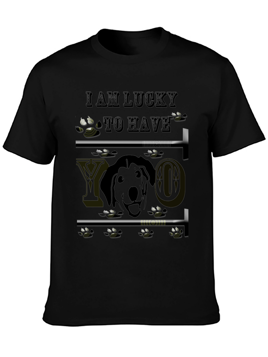 Lucky Dog Graphic T-Shirt
