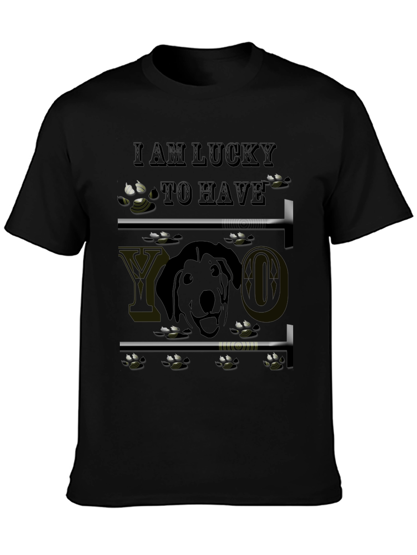 Lucky Dog Graphic T-Shirt