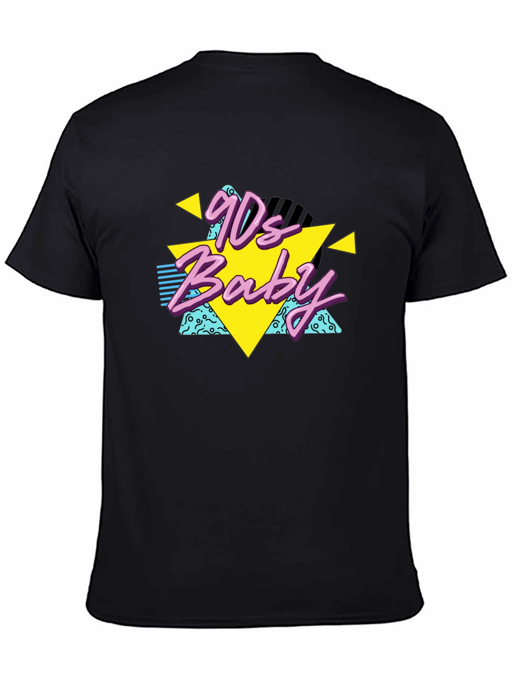 90s Baby Black T-Shirt Retro Style