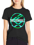 Sistercell Graphic Print Black T-Shirt