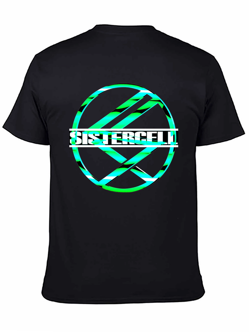 Sistercell Graphic Print Black T-Shirt