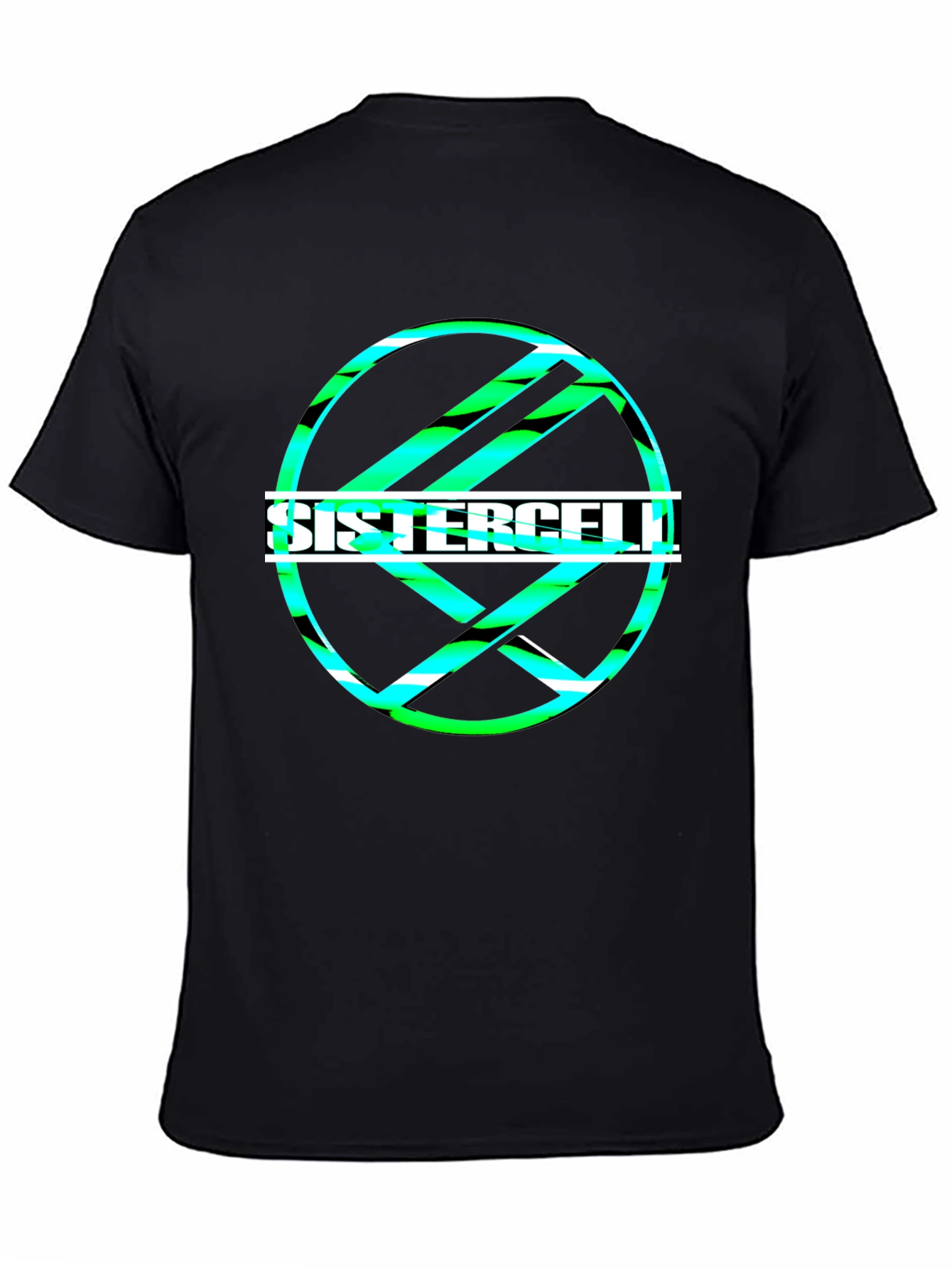 Sistercell Graphic Print Black T-Shirt