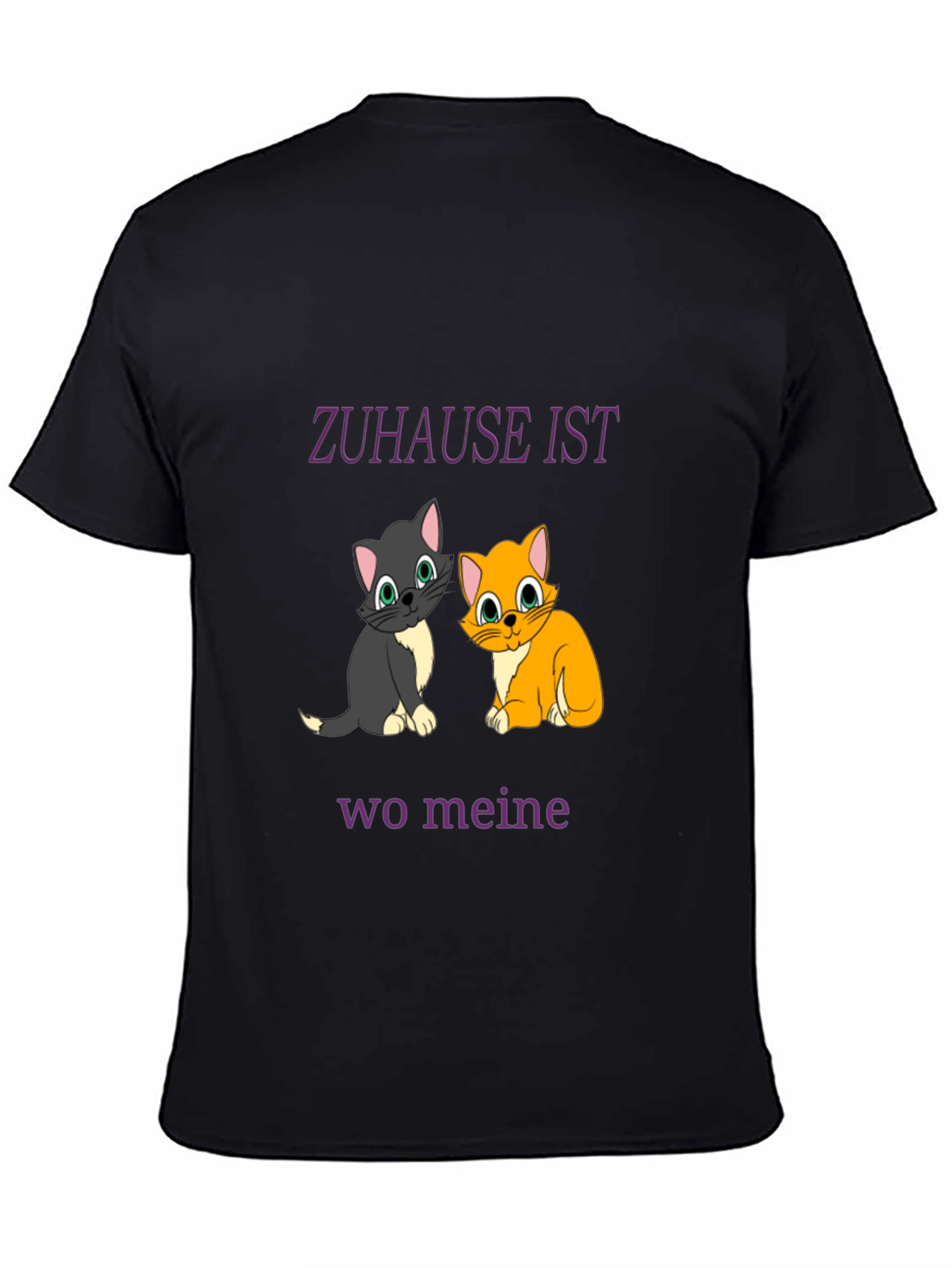 Cute Cats T-Shirt - Zuhause Ist Wo Meine Katze Ist