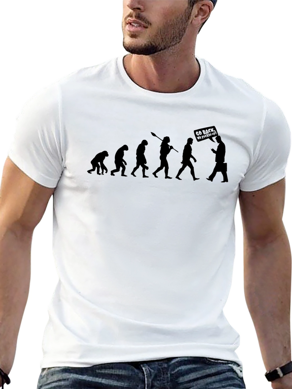 Evolution Go Back T-Shirt
