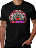 Be Mine Rainbow Graphic Tee - Valentines Day Shirt