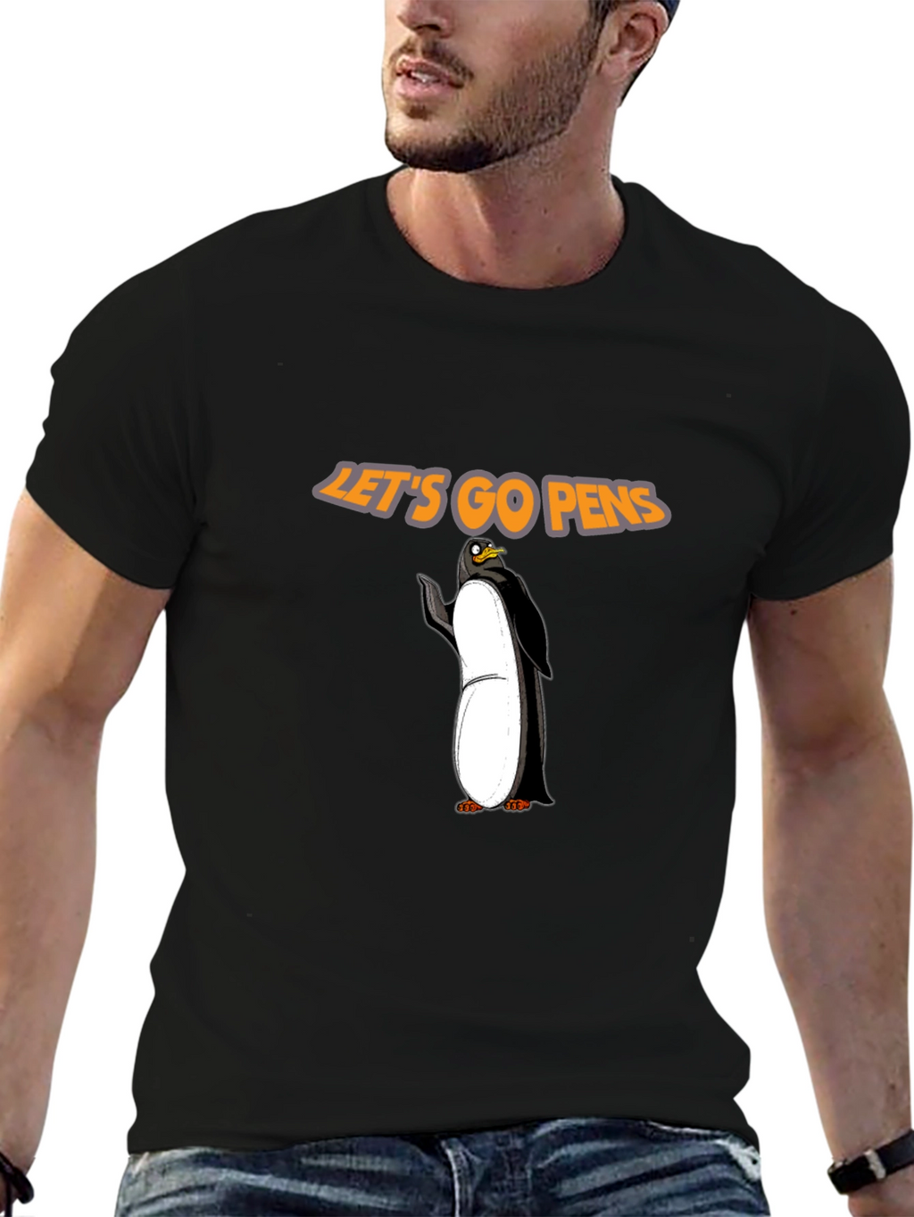Lets Go Pens Graphic T-Shirt