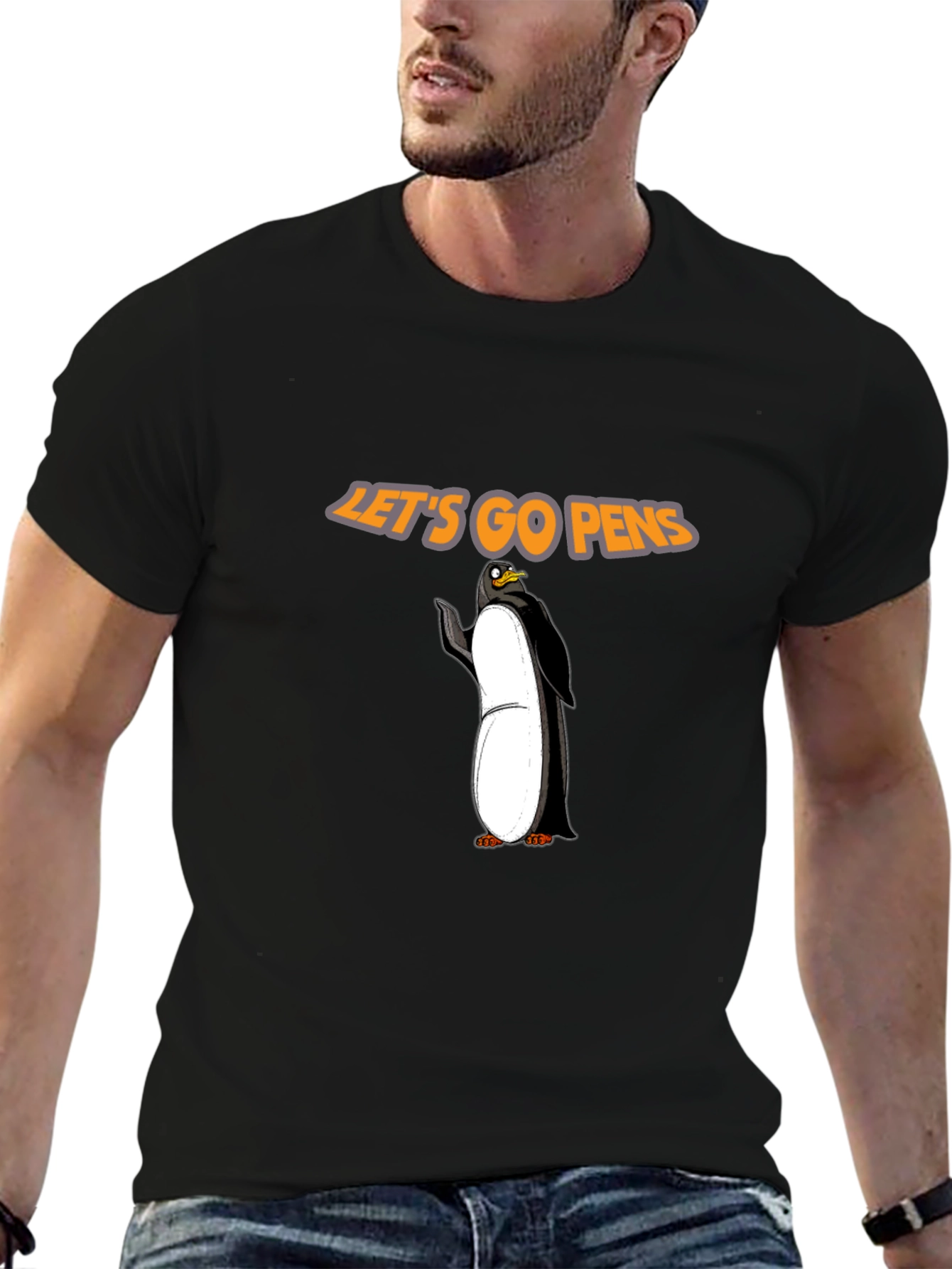 Lets Go Pens Graphic T-Shirt