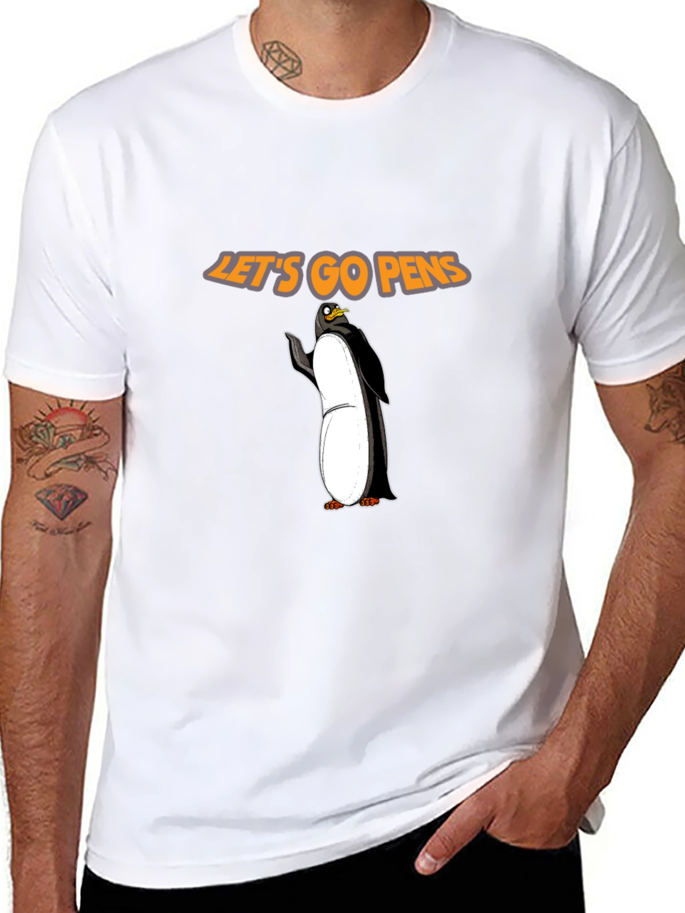 Lets Go Pens Graphic T-Shirt