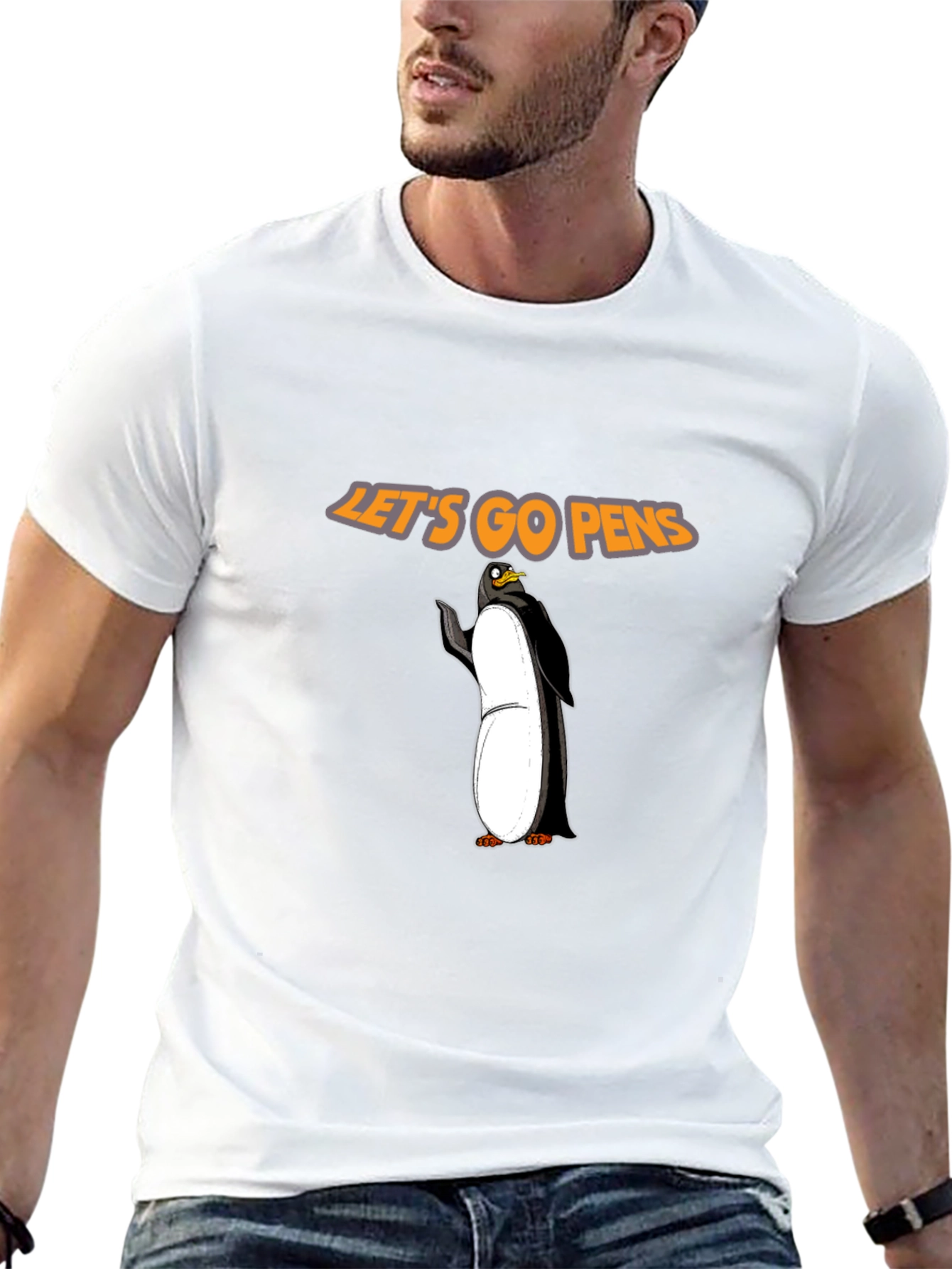 Lets Go Pens Graphic T-Shirt