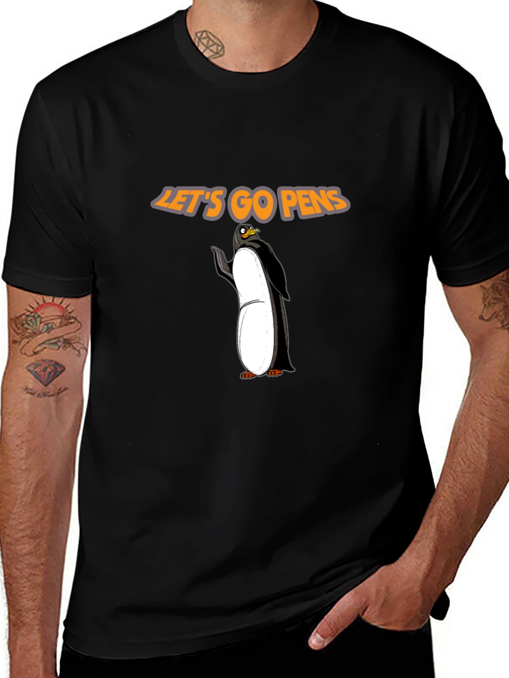 Lets Go Pens Graphic T-Shirt