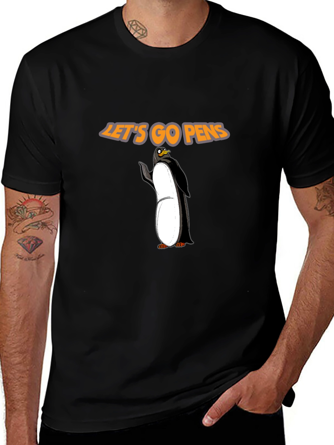 Lets Go Pens Graphic T-Shirt