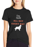 Dog Mom All Day Every Day Graphic T-Shirt