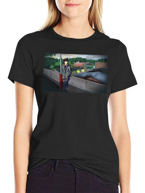 Anime Scene Graphic Tee - Urban Style
