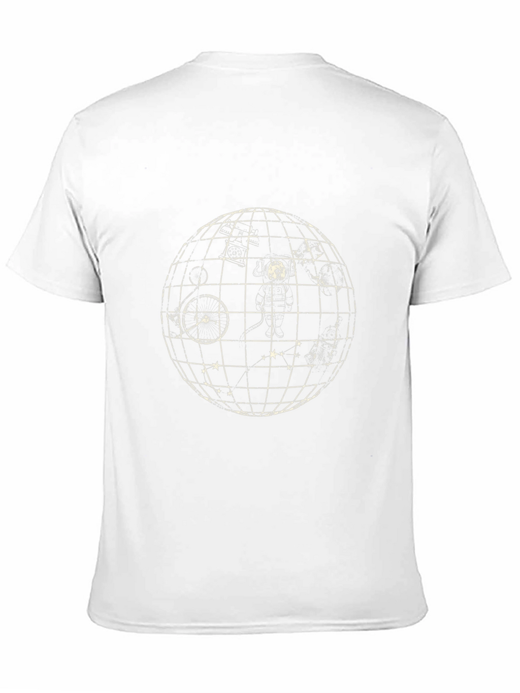 Celestial Sphere Graphic Tee - Classic Black