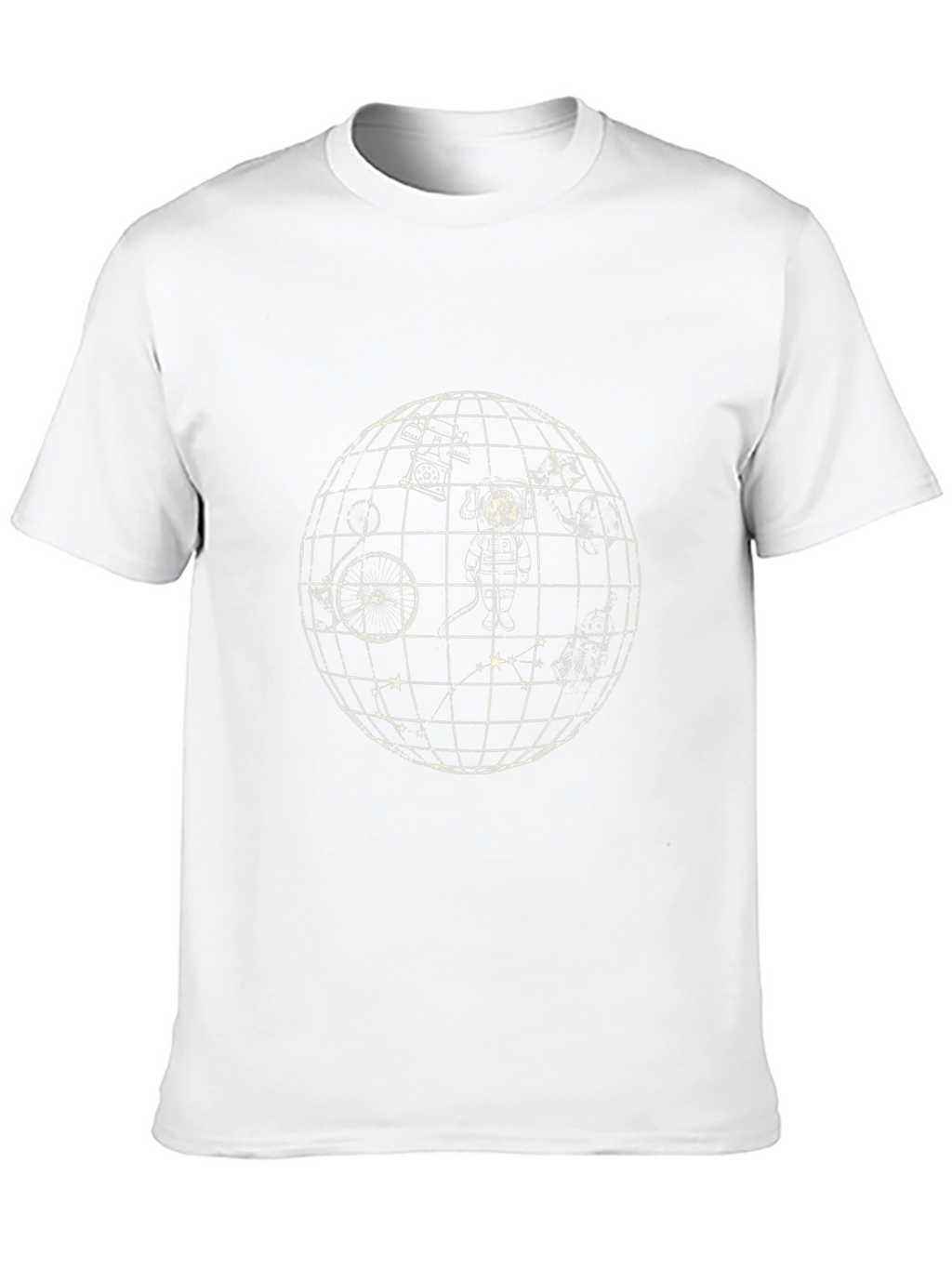 Celestial Sphere Graphic Tee - Classic Black