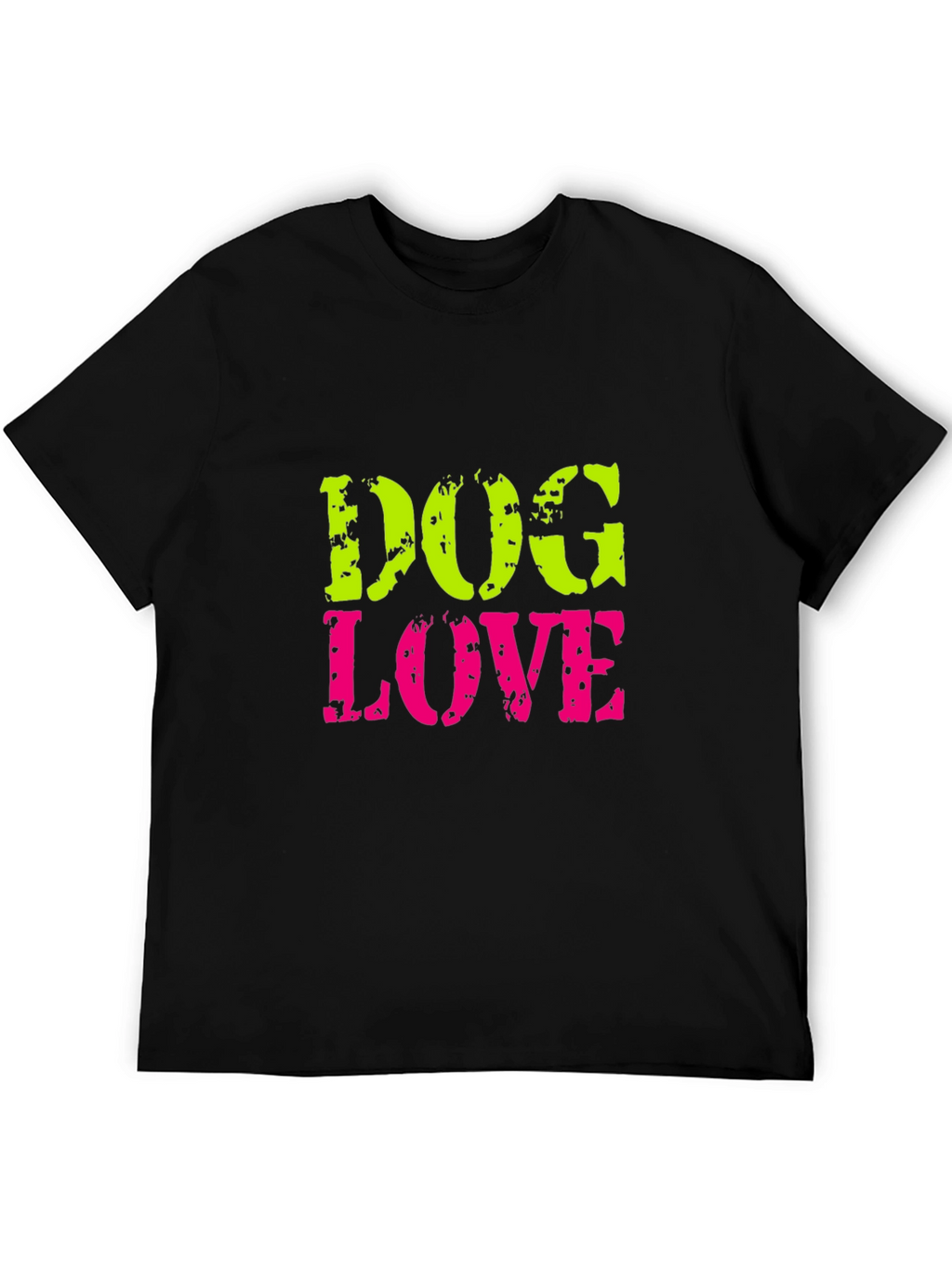 Dog Love Graphic Tee - Unisex Black T-Shirt