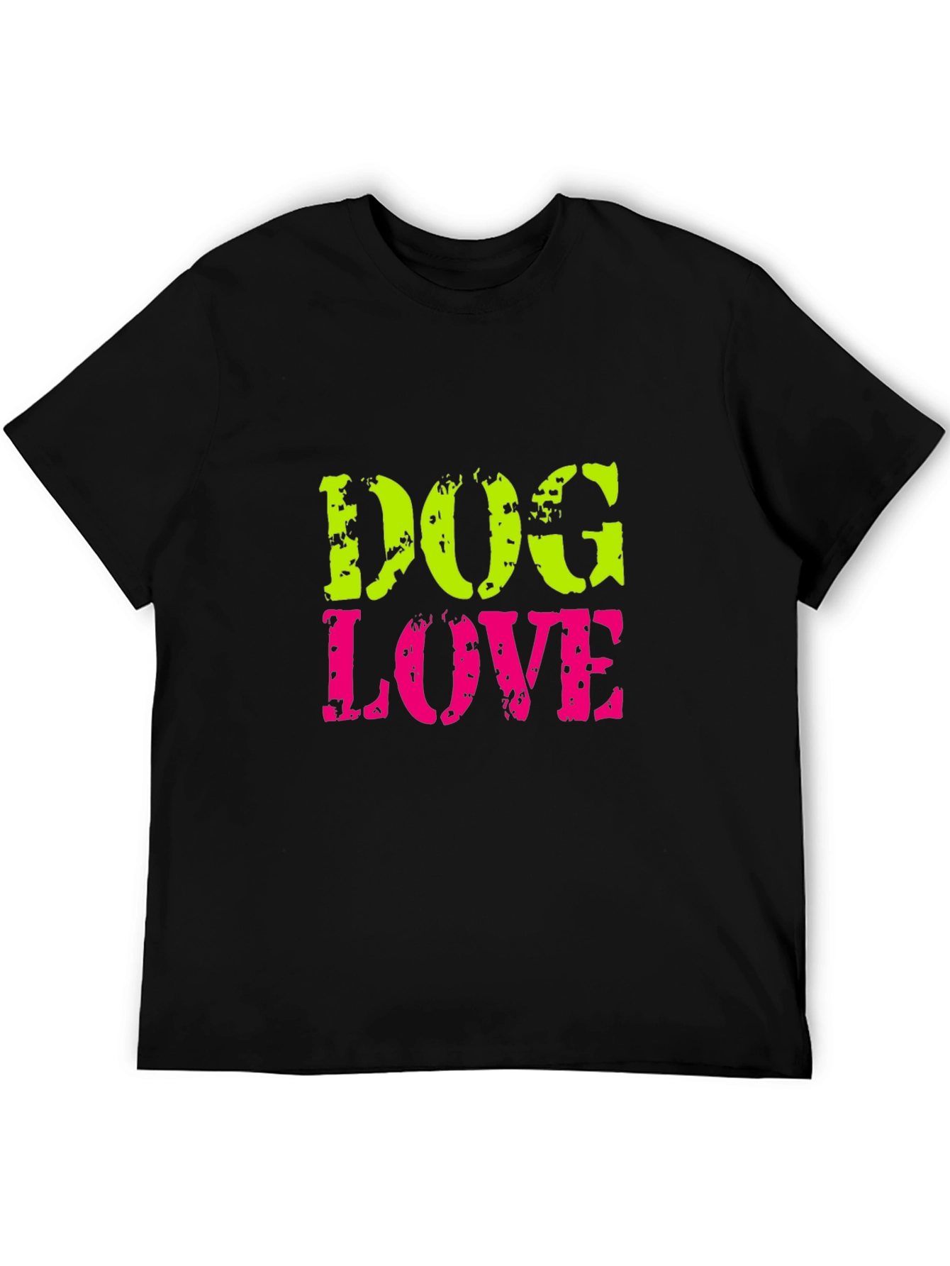 Dog Love Graphic Tee - Unisex Black T-Shirt
