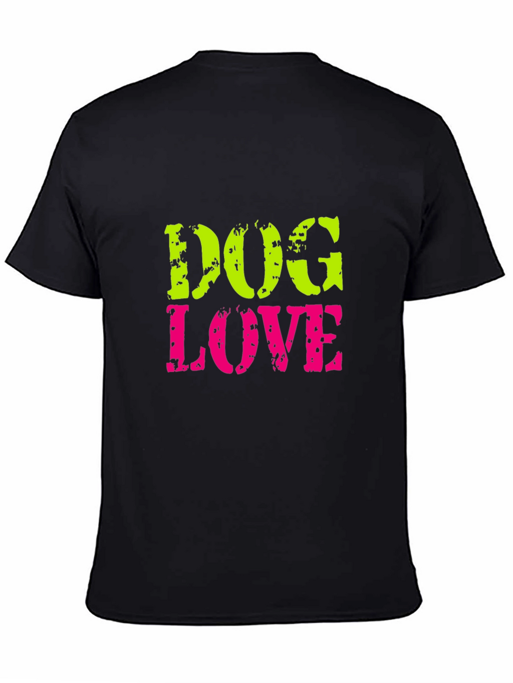 Dog Love Graphic Tee - Unisex Black T-Shirt