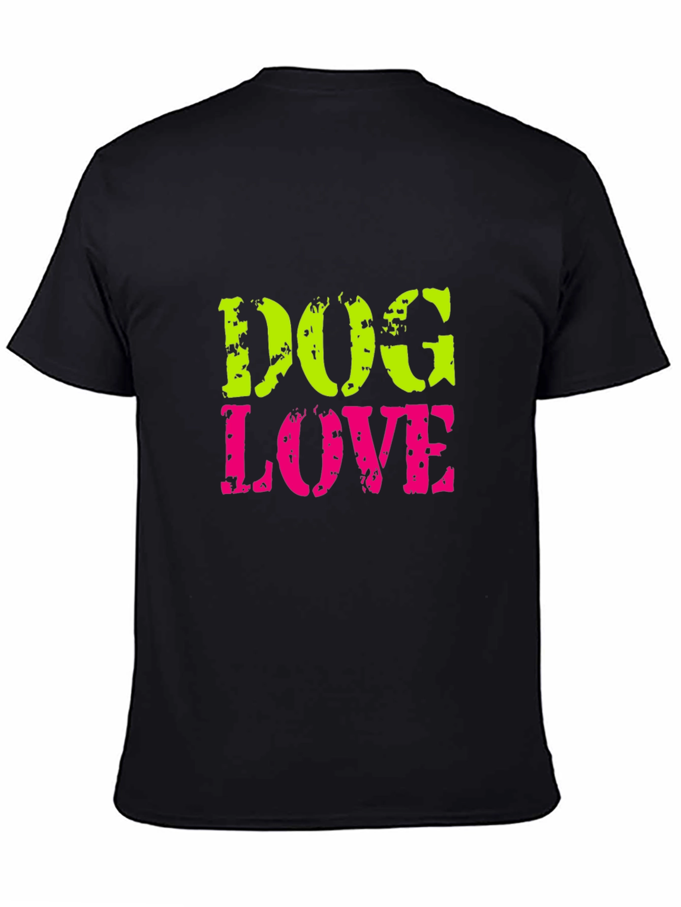 Dog Love Graphic Tee - Unisex Black T-Shirt
