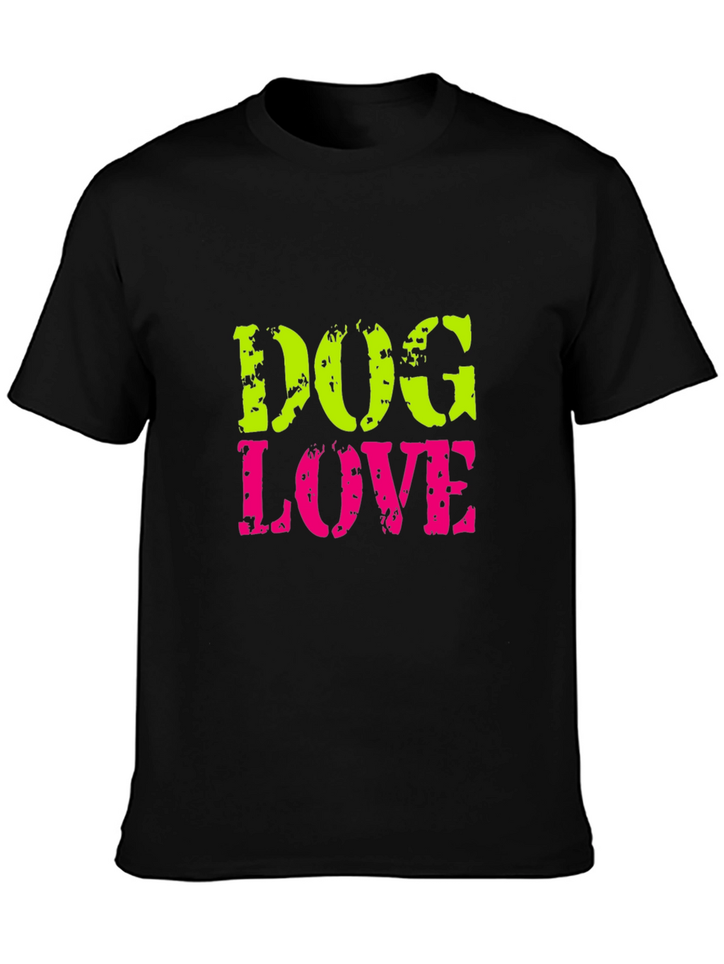 Dog Love Graphic Tee - Unisex Black T-Shirt