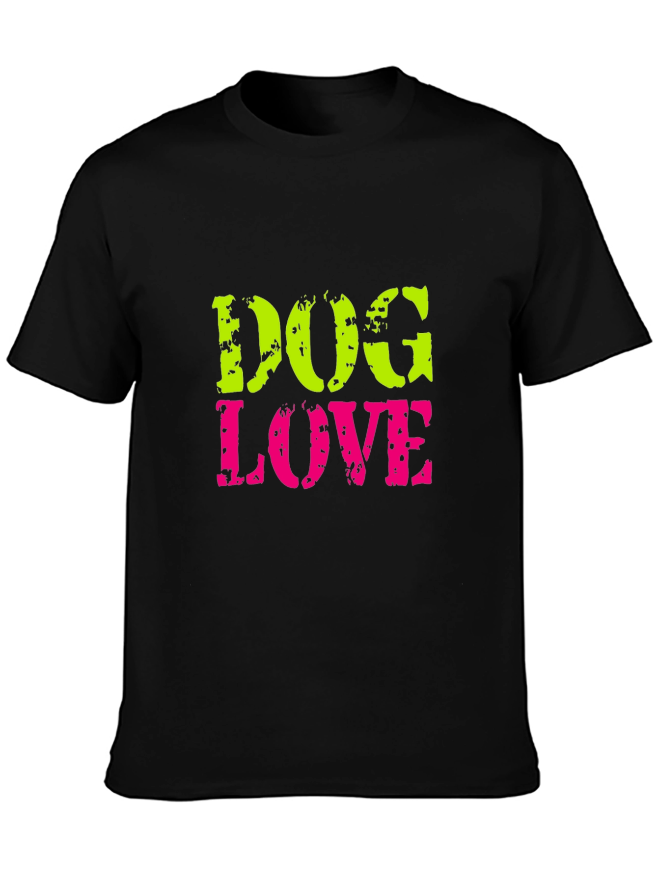 Dog Love Graphic Tee - Unisex Black T-Shirt