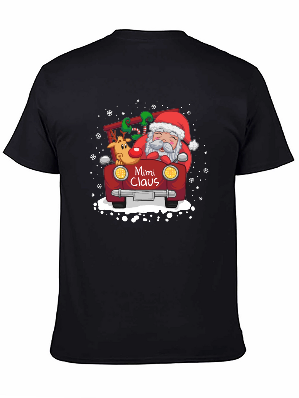 Mimi Claus Santa T-Shirt: Festive Holiday Wear