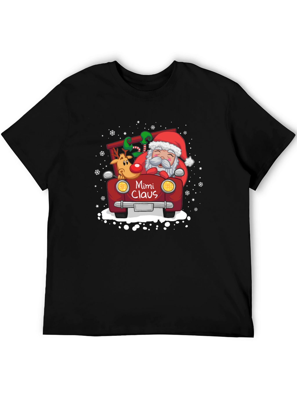 Mimi Claus Santa T-Shirt: Festive Holiday Wear
