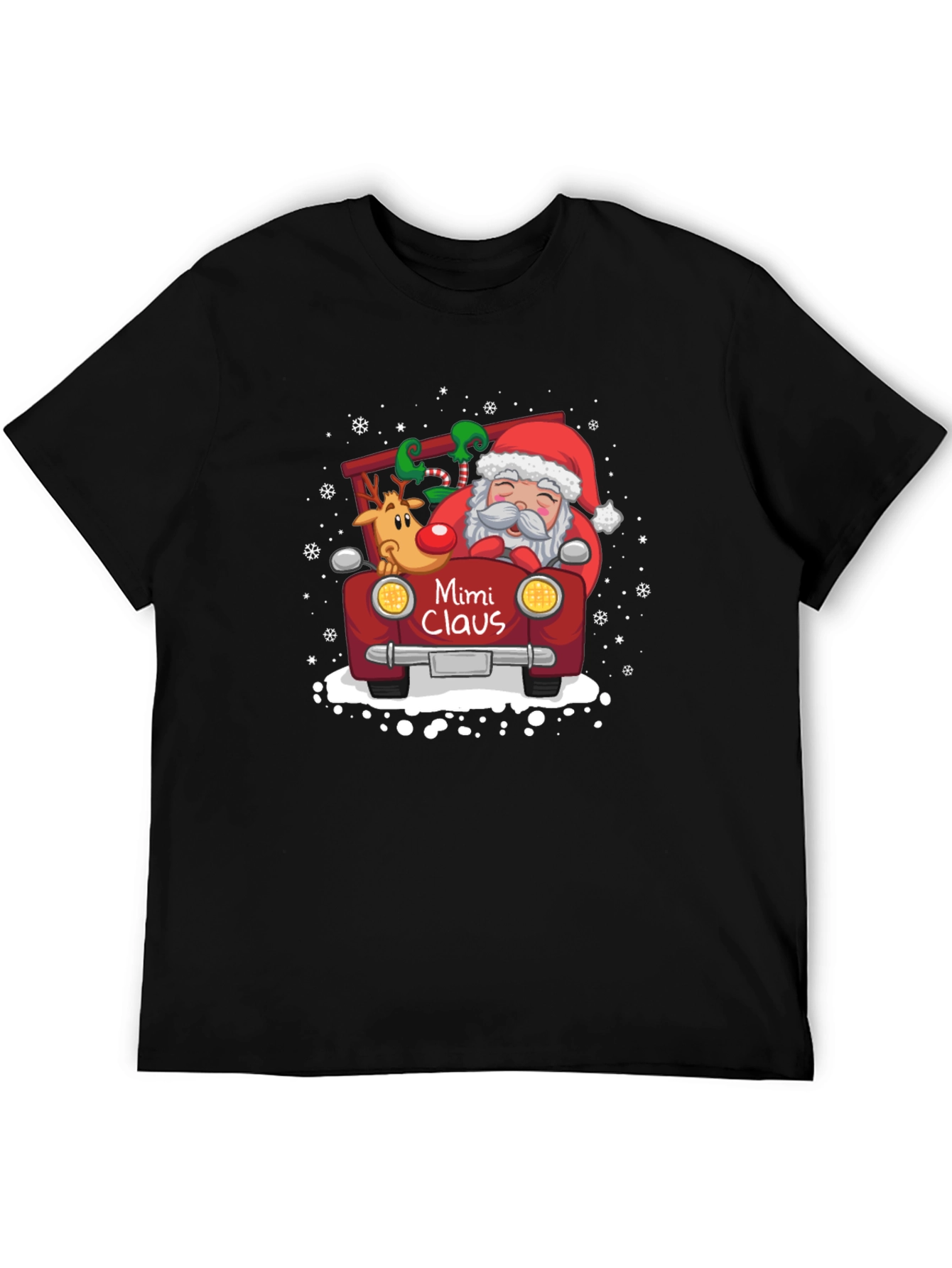 Mimi Claus Santa T-Shirt: Festive Holiday Wear