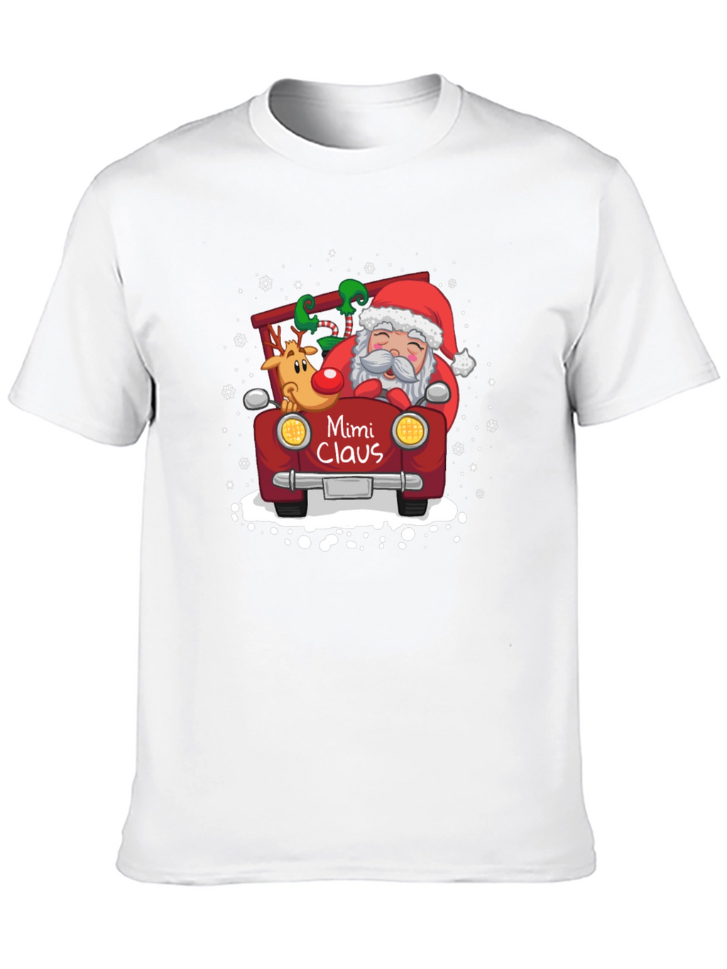 Mimi Claus Santa T-Shirt: Festive Holiday Wear