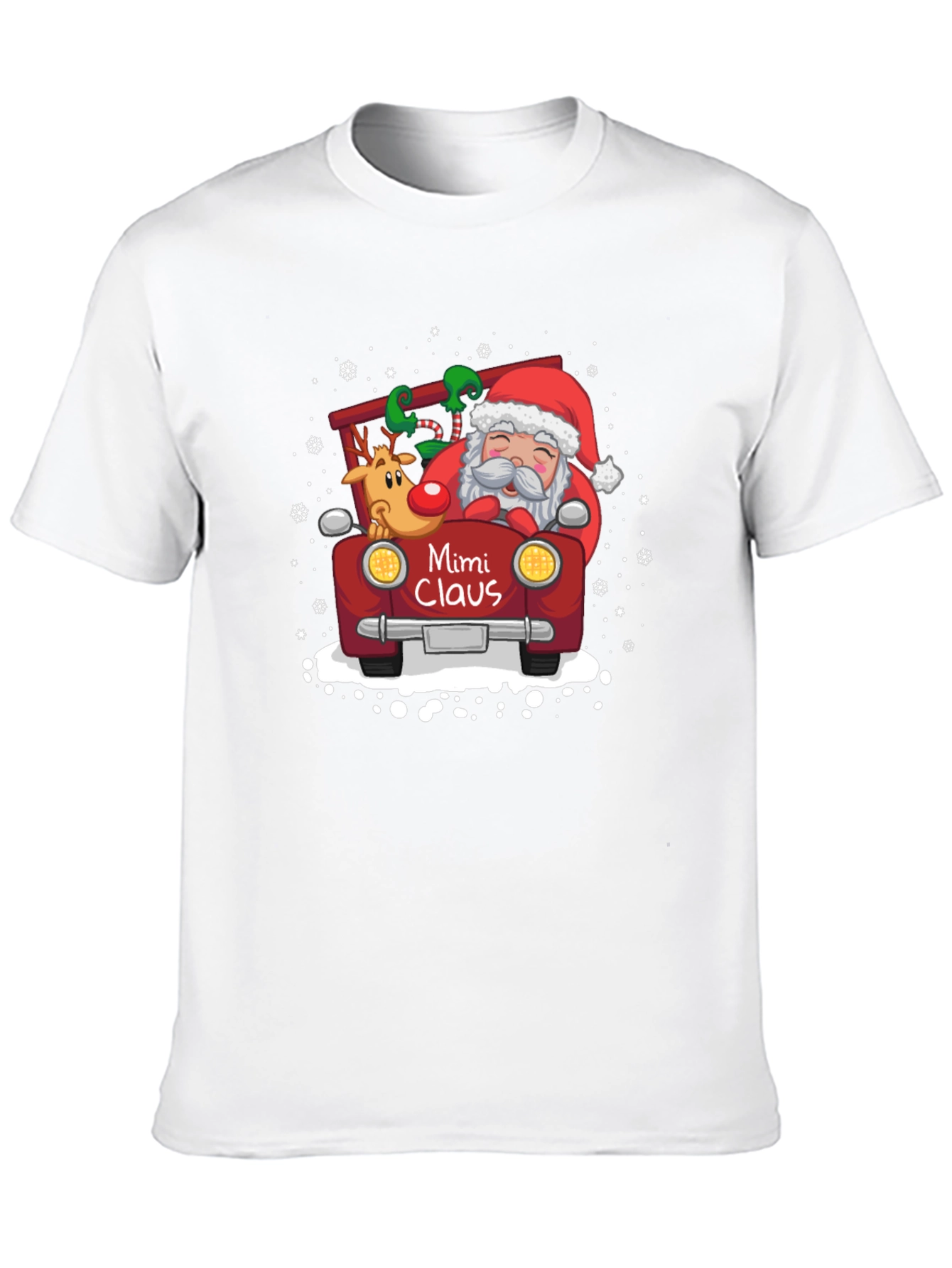 Mimi Claus Santa T-Shirt: Festive Holiday Wear