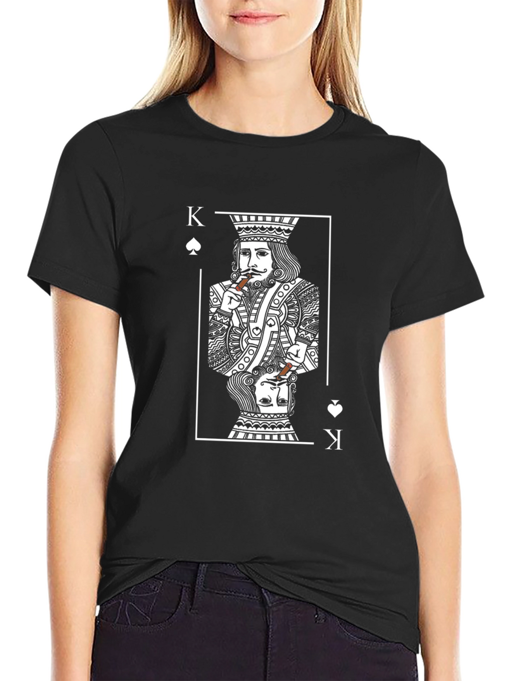 King of Spades Graphic Tee - Black