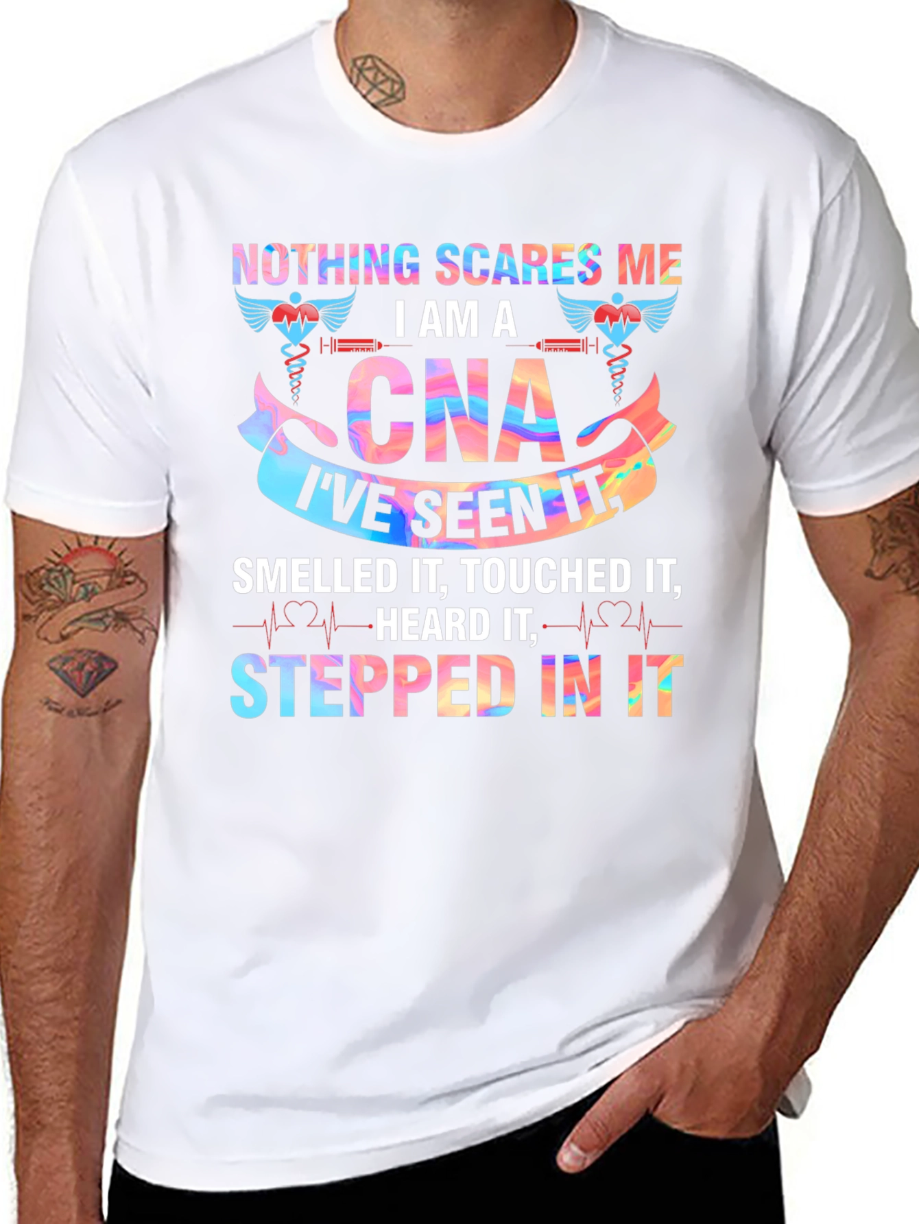 Nothing Scares Me Im A CNA T-Shirt