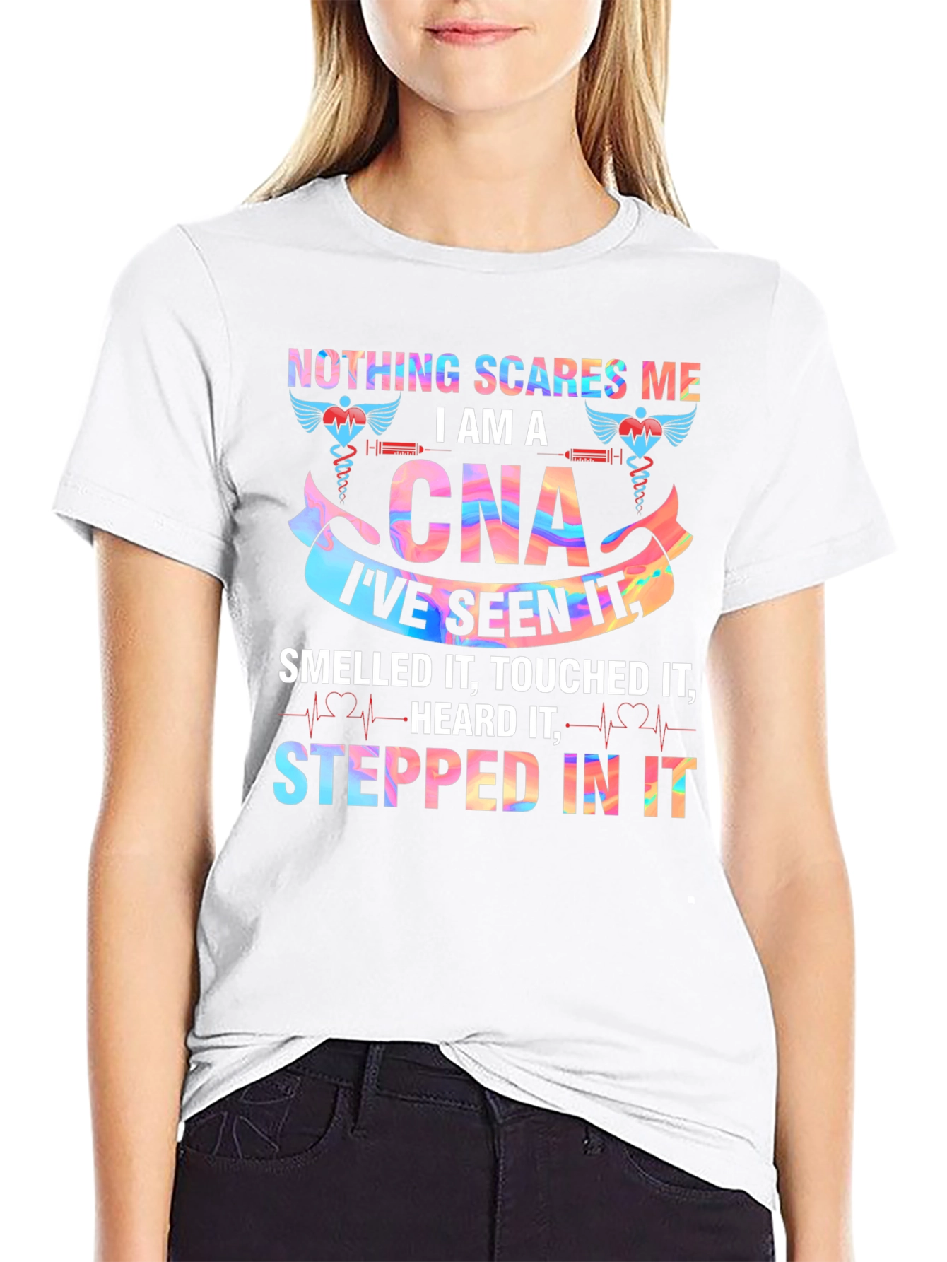 Nothing Scares Me Im A CNA T-Shirt