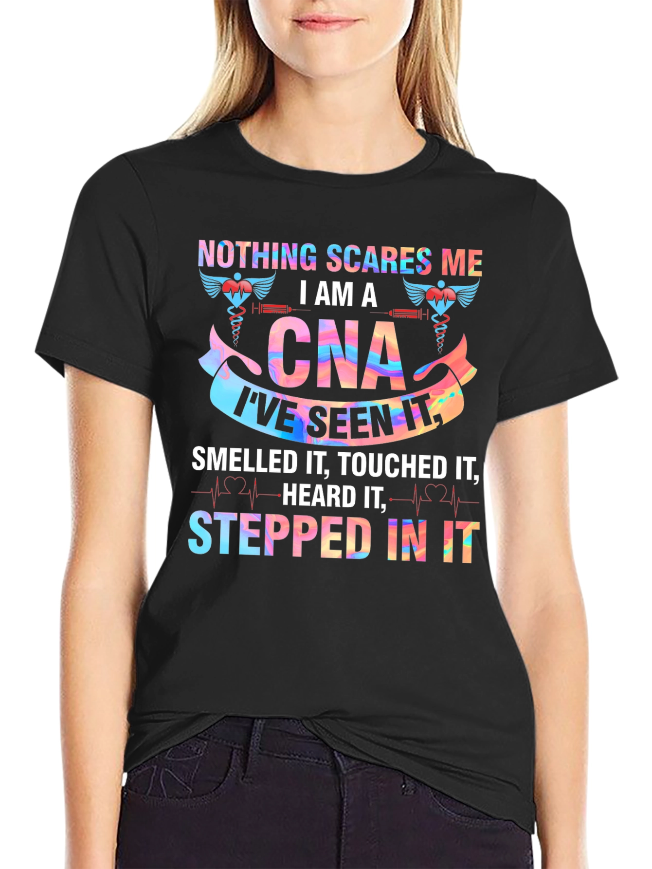 Nothing Scares Me Im A CNA T-Shirt