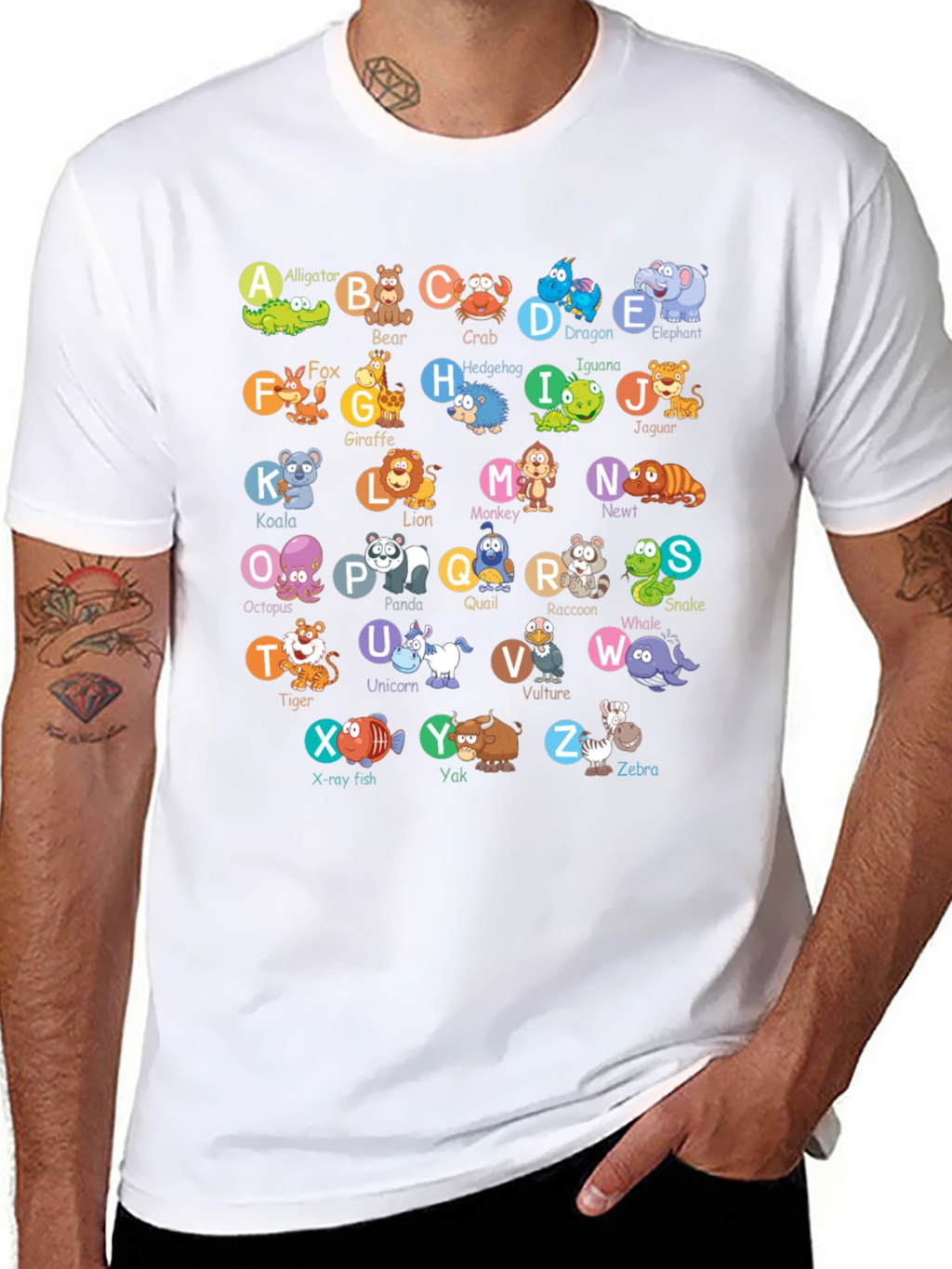 Animal Alphabet T-Shirt - Educational ABC Shirt