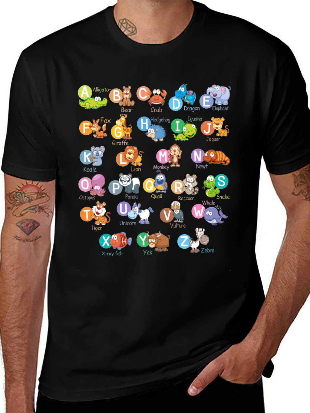 Animal Alphabet T-Shirt - Educational ABC Shirt