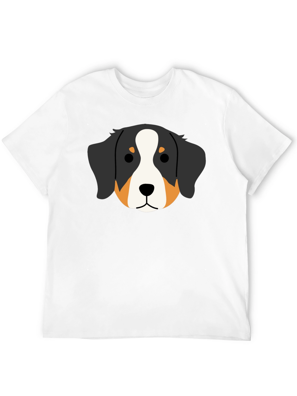 Bernese Mountain Dog Cartoon T-Shirt – Cute Dog Lover Tee