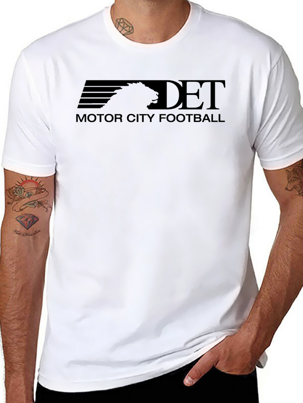 Motor City Football T-Shirt - Detroit Pride