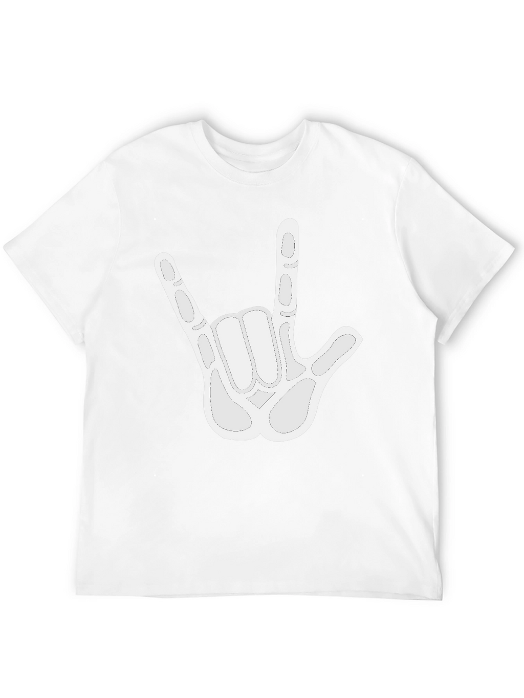 I Love You Hand Sign Black T-Shirt