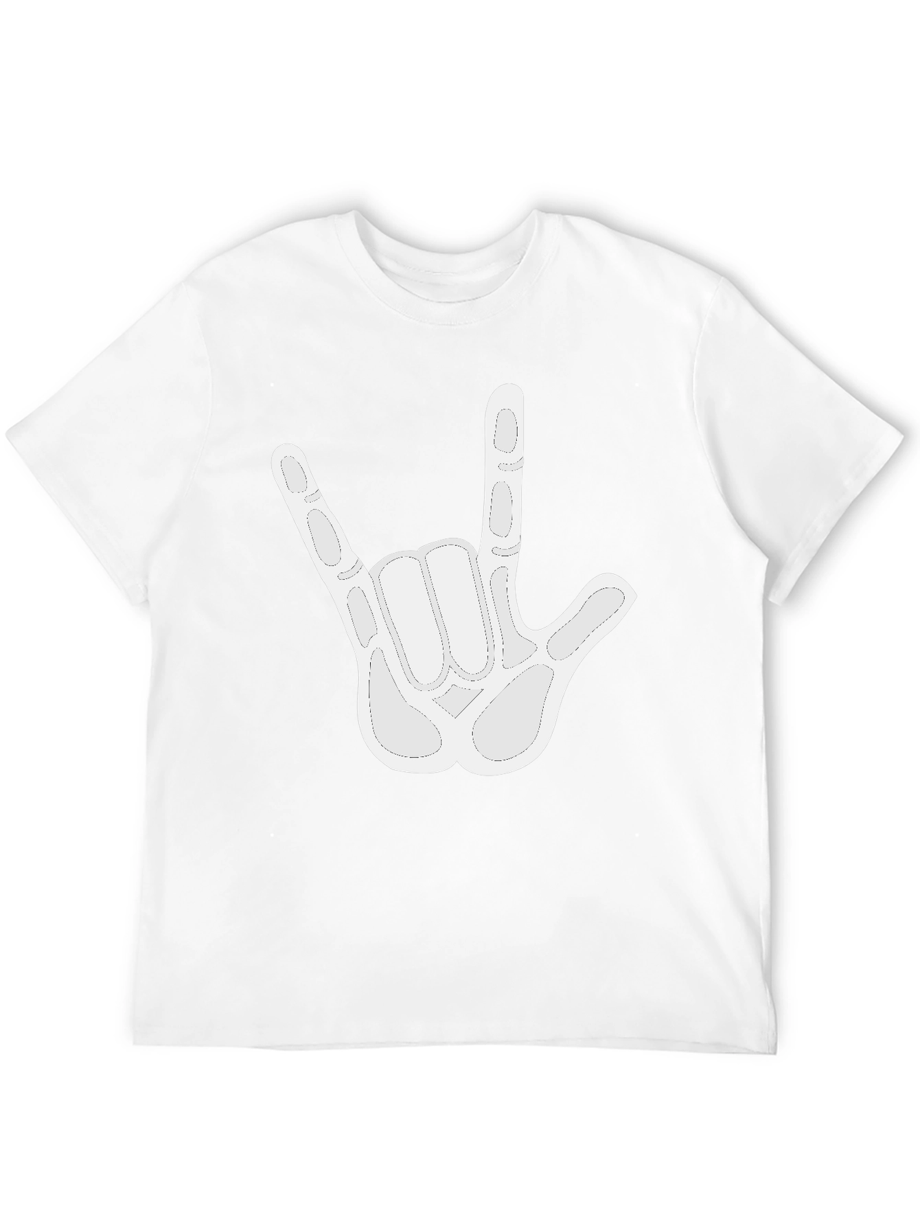 I Love You Hand Sign Black T-Shirt